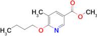 Methyl 6-butoxy-5-methylpyridine-3-carboxylate