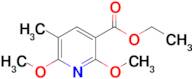 Ethyl 2,6-dimethoxy-5-methylpyridine-3-carboxylate