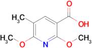 2,6-Dimethoxy-5-methylpyridine-3-carboxylic acid