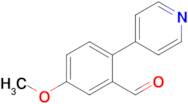 5-Methoxy-2-(pyridin-4-yl)benzaldehyde