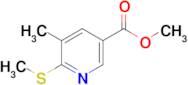 5-Methyl-6-methylsulfanyl-nicotinic acid methyl ester