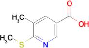 5-Methyl-6-methylsulfanyl-nicotinic acid