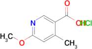 6-Methoxy-4-methylpyridine-3-carboxylic acid hydrochloride