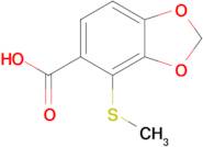 4-(Methylthio)benzo[d][1,3]dioxole-5-carboxylic acid