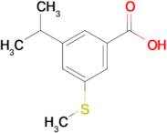 3-Isopropyl-5-(methylthio)benzoic acid