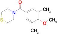 (4-Methoxy-3,5-dimethylphenyl)(thiomorpholino)methanone