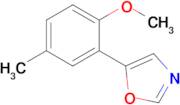 5-(2-Methoxy-5-methylphenyl)oxazole