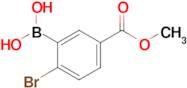 (2-Bromo-5-(methoxycarbonyl)phenyl)boronic acid