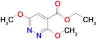 3,6-Dimethoxy-4-pyridazinecarboxylic acid ethyl ester