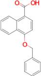 4-(Phenylmethoxy)-1-naphthalenecarboxylic acid