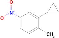 2-Cyclopropyl-1-methyl-4-nitrobenzene