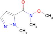 N-methoxy-N,1-dimethyl-1H-pyrazole-5-carboxamide