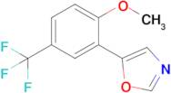 5-(2-Methoxy-5-(trifluoromethyl)phenyl)oxazole