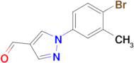 1-(4-Bromo-3-methylphenyl)-1H-pyrazole-4-carbaldehyde