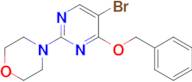 4-Benzyloxy-5-bromo-2-morpholin-4-yl-pyrimidine