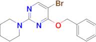 4-Benzyloxy-5-bromo-2-(piperidin-1-yl)-pyrimidine