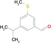 3-Isopropyl-5-(methylthio)benzaldehyde