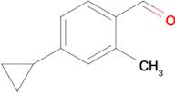 4-Cyclopropyl-2-methylbenzaldehyde