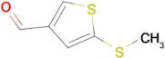 2-(Methylthio)thiophene-4-carboxaldehyde