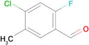 4-Chloro-2-fluoro-5-methylbenzaldehyde