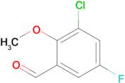 3-Chloro-5-fluoro-2-methoxybenzaldehyde