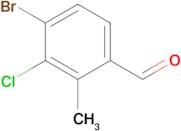 4-Bromo-3-chloro-2-methylbenzaldehyde