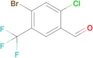 4-Bromo-2-chloro-5-(trifluoromethyl)benzaldehyde