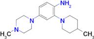 4-(4-Methylpiperazin-1-yl)-2-(4-methylpiperidin-1-yl)aniline