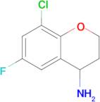 8-Chloro-6-fluorochroman-4-amine