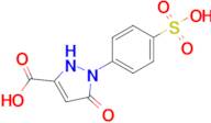 5-oxo-1-(4-sulfophenyl)-2,5-dihydro-1H-pyrazole-3-carboxylic acid