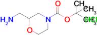 Tert-Butyl 2-(aminomethyl)morpholine-4-carboxylate hydrochloride