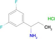 (S)-1-(3,5-Difluorophenyl)propan-1-amine hydrochloride