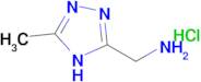 (5-Methyl-4H-1,2,4-triazol-3-yl)methanamine hydrochloride