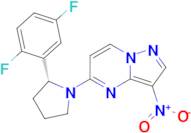 (R)-5-(2-(2,5-Difluorophenyl)pyrrolidin-1-yl)-3-nitropyrazolo[1,5-a]pyrimidine