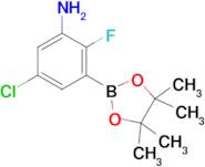 5-Chloro-2-fluoro-3-(4,4,5,5-tetramethyl-1,3,2-dioxaborolan-2-yl)aniline