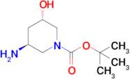 (3S,5S)-tert-Butyl 3-amino-5-hydroxypiperidine-1-carboxylate