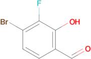 4-Bromo-3-fluoro-2-hydroxybenzaldehyde