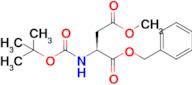 (S)-1-Benzyl 4-methyl 2-((tert-butoxycarbonyl)amino)succinate