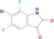 6-Bromo-5,7-difluoroindoline-2,3-dione