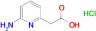 2-(6-Aminopyridin-2-yl)acetic acid hydrochloride