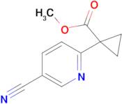 Methyl 1-(5-cyanopyridin-2-yl)cyclopropane-1-carboxylate