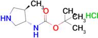 tert-Butyl (3S,4R)-4-methylpyrrolidin-3-ylcarbamate hydrochloride