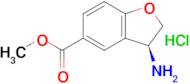 Methyl (S)-3-amino-2,3-dihydrobenzofuran-5-carboxylate hydrochloride