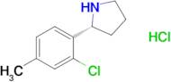 (R)-2-(2-Chloro-4-methylphenyl)pyrrolidine hydrochloride