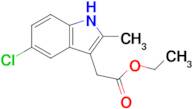 Ethyl 2-(5-chloro-2-methyl-1H-indol-3-yl)acetate
