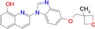 2-(5-((3-Methyloxetan-3-yl)methoxy)-1H-benzo[d]imidazol-1-yl)quinolin-8-ol