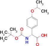 (R)-2-((tert-Butoxycarbonyl)amino)-2-(4-isopropoxyphenyl)acetic acid