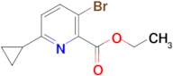 Ethyl 3-bromo-6-cyclopropylpicolinate