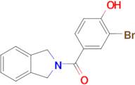 (3-Bromo-4-hydroxyphenyl)(isoindolin-2-yl)methanone