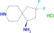 (R)-3,3-Difluoro-8-azaspiro[4.5]decan-1-amine hydrochloride